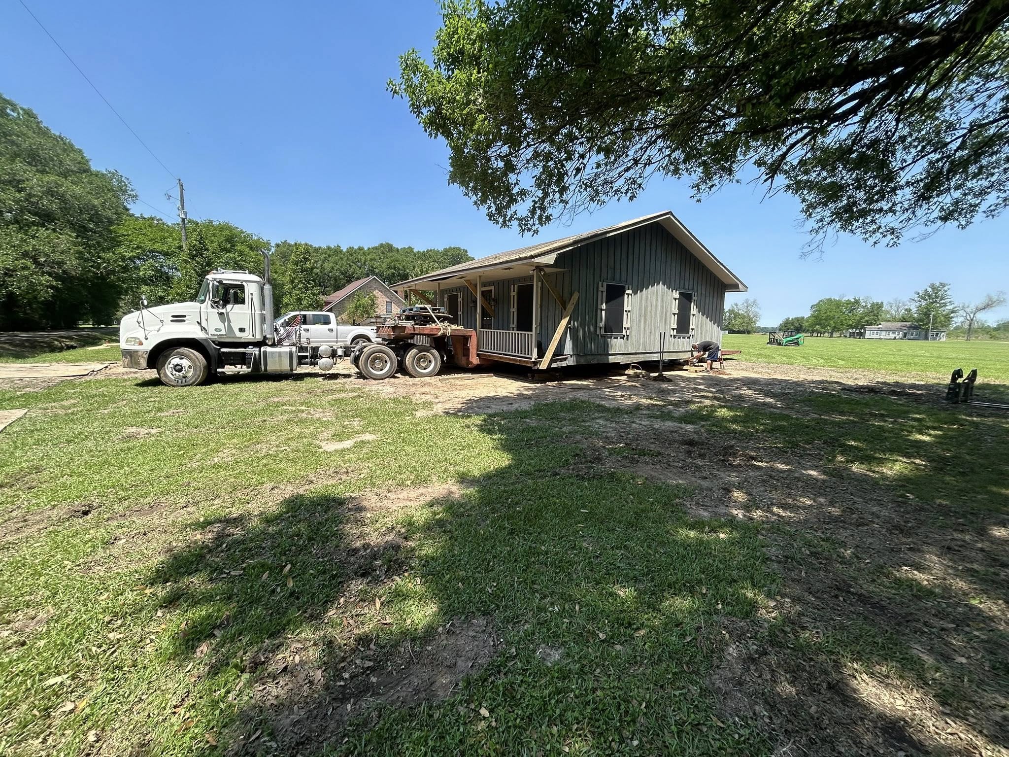 House moving project in Lafayette LA